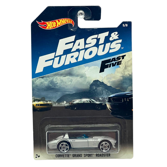 Hot Wheels Fast & Furious Corvette Grand Sport Roadster Muscle Car POP Culture 1:64 Diecast