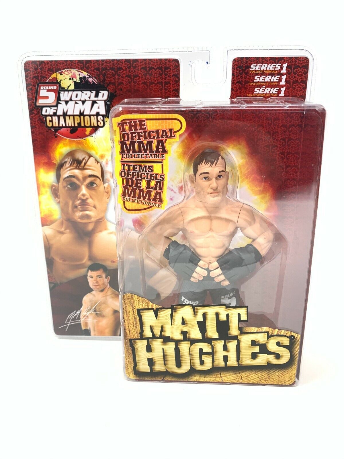 Round 5 UFC Matt Hughes World of MMA (WOMMA) Champions Series 1 Action Figure