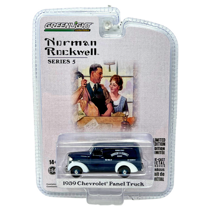 Greenlight Norman Rockwell 1939 Chevrolet Panel Truck 1:64 Diecast