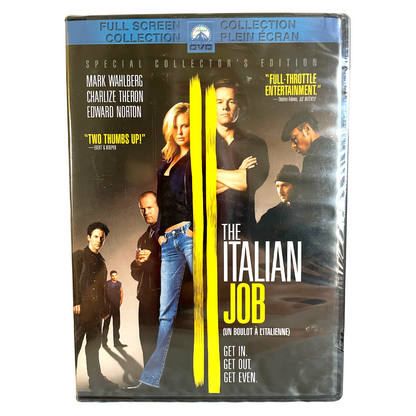 The Italian Job (DVD, 2010) Mark Wahlberg Edward Norton Action New and Sealed!!!