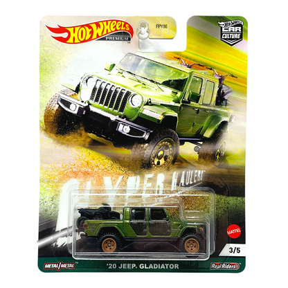 Hot Wheels Premium Car Culture Hyper Haulers '20 Jeep Gladiator 1:64 Diecast