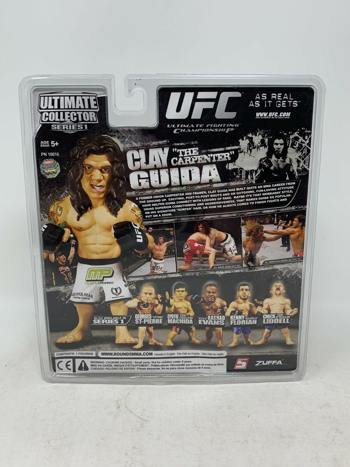 Round 5 UFC Clay “The Carpenter” Guida Ultimate Collector Series 1 Action Figure