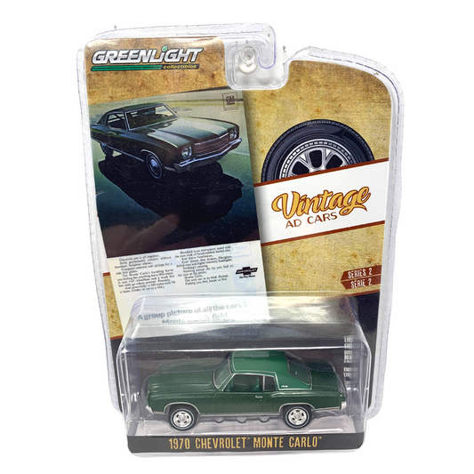 Greenlight Vintage Ad Cars Series 2 1970 Chevrolet Monte Carlo 1:64 Diecast