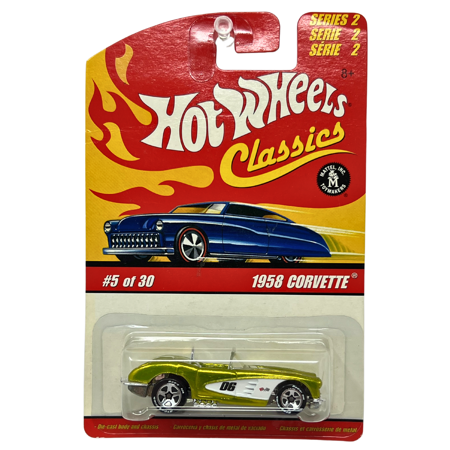 Hot Wheels Classics Series 2 1958 Corvette 1:64 Diecast