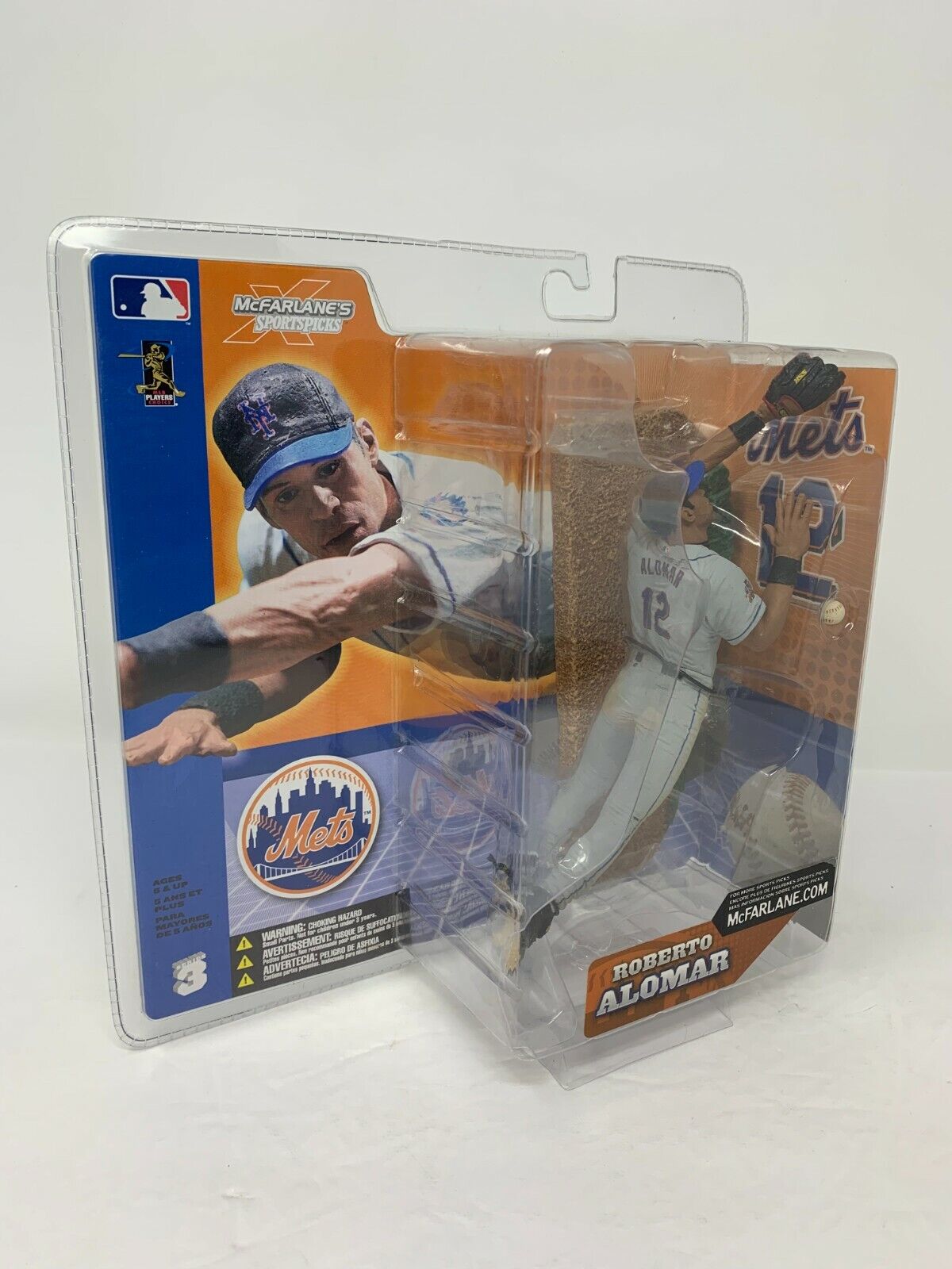 McFarlane MLB Series 3 Roberto Alomar New York Mets Figurine