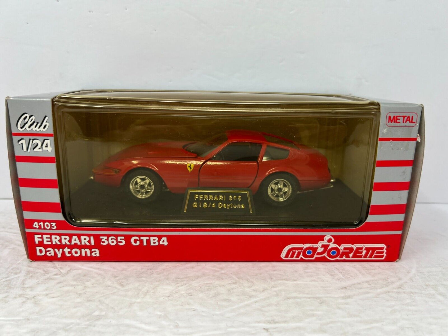 Majorette Club Ferrari 365 GTB4 Daytona 1:24 Diecast