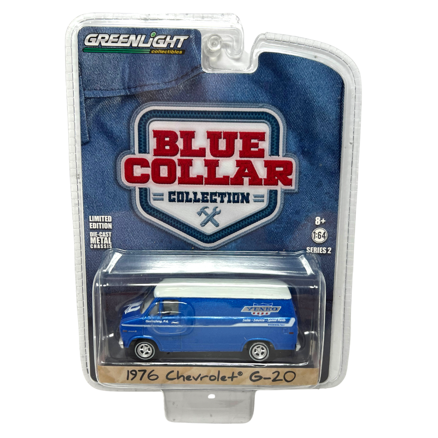 Greenlight Blue Collar Collection 1976 Chevrolet G-20 1:64 Diecast