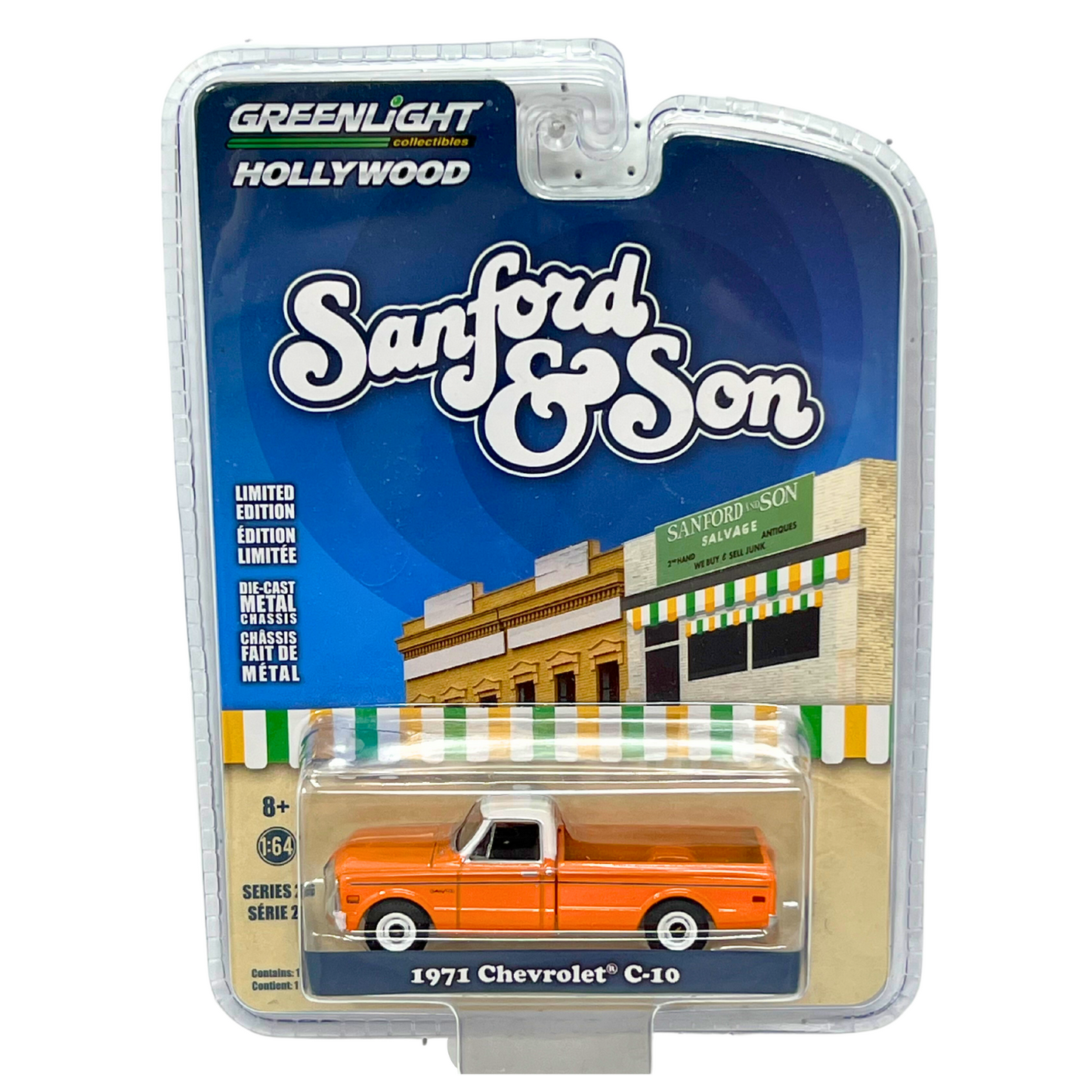 Greenlight Hollywood Sanford & Son 1971 Chevrolet C-10 GTX 1:64 Diecast