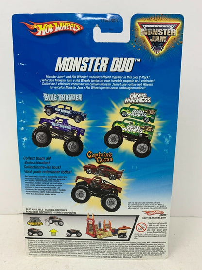 Hot Wheels Monster Jam Monster Duo Udder Madness 1:64 Diecast