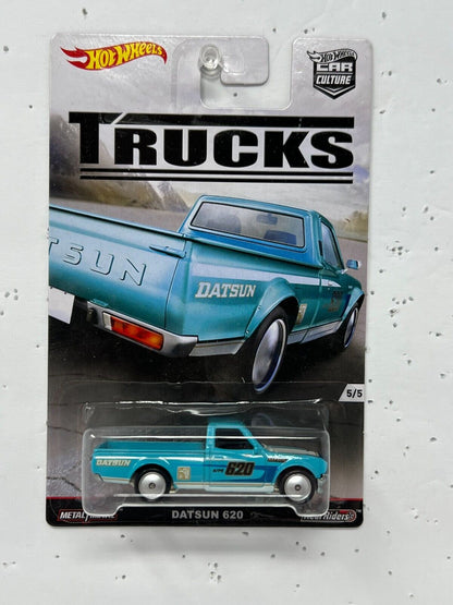 Hot Wheels Car Culture Trucks Datsun 620 Real Riders 1:64 Diecast