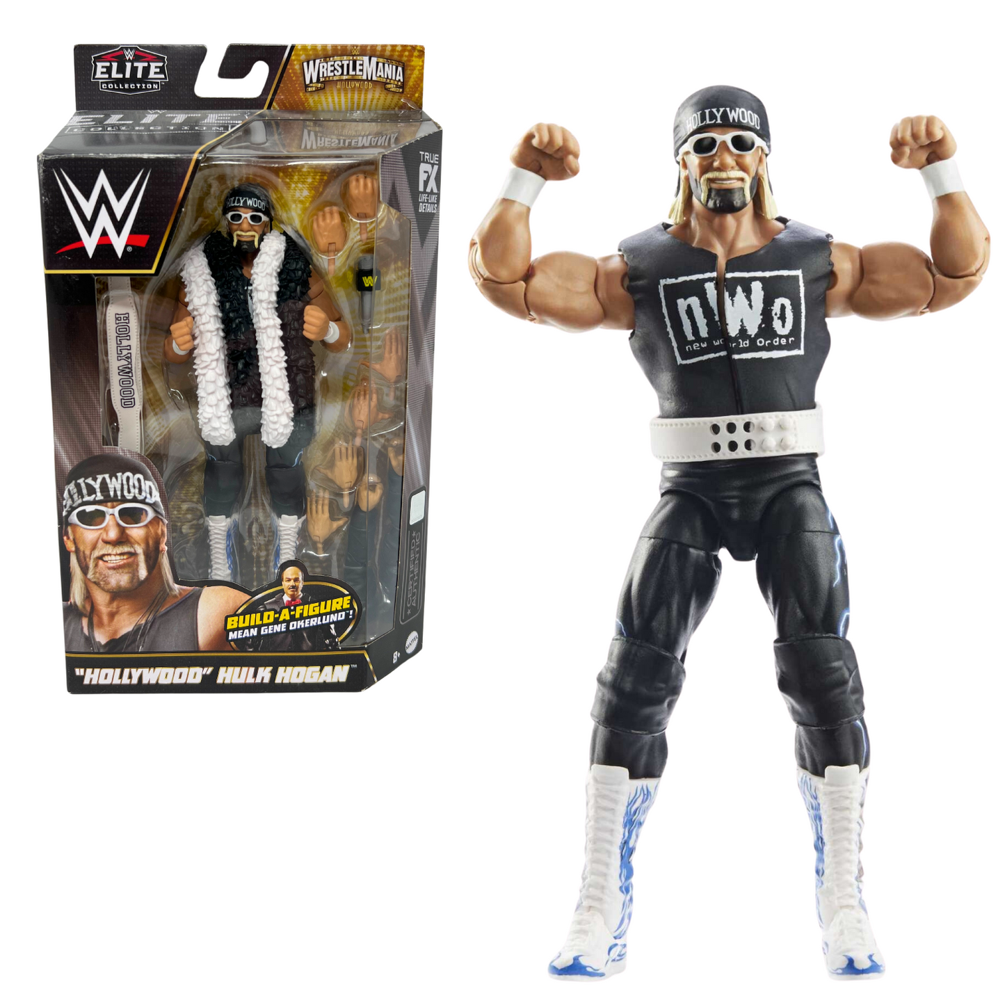 WWE Hollywood Hulk Hogan Elite Collection Wrestlemania Mattel Action Figure