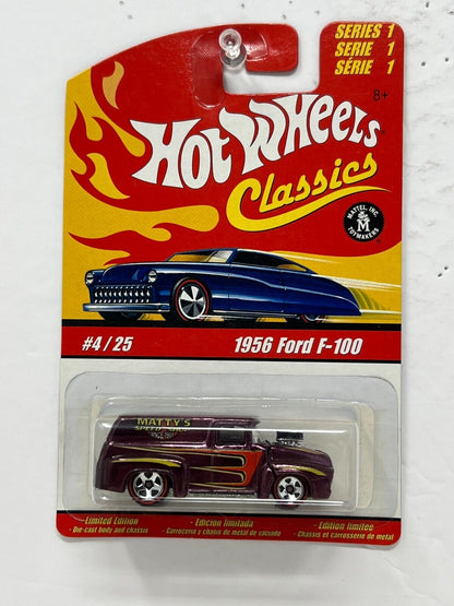 Hot Wheels Classics Series 1 1956 Ford F-100 1:64 Diecast