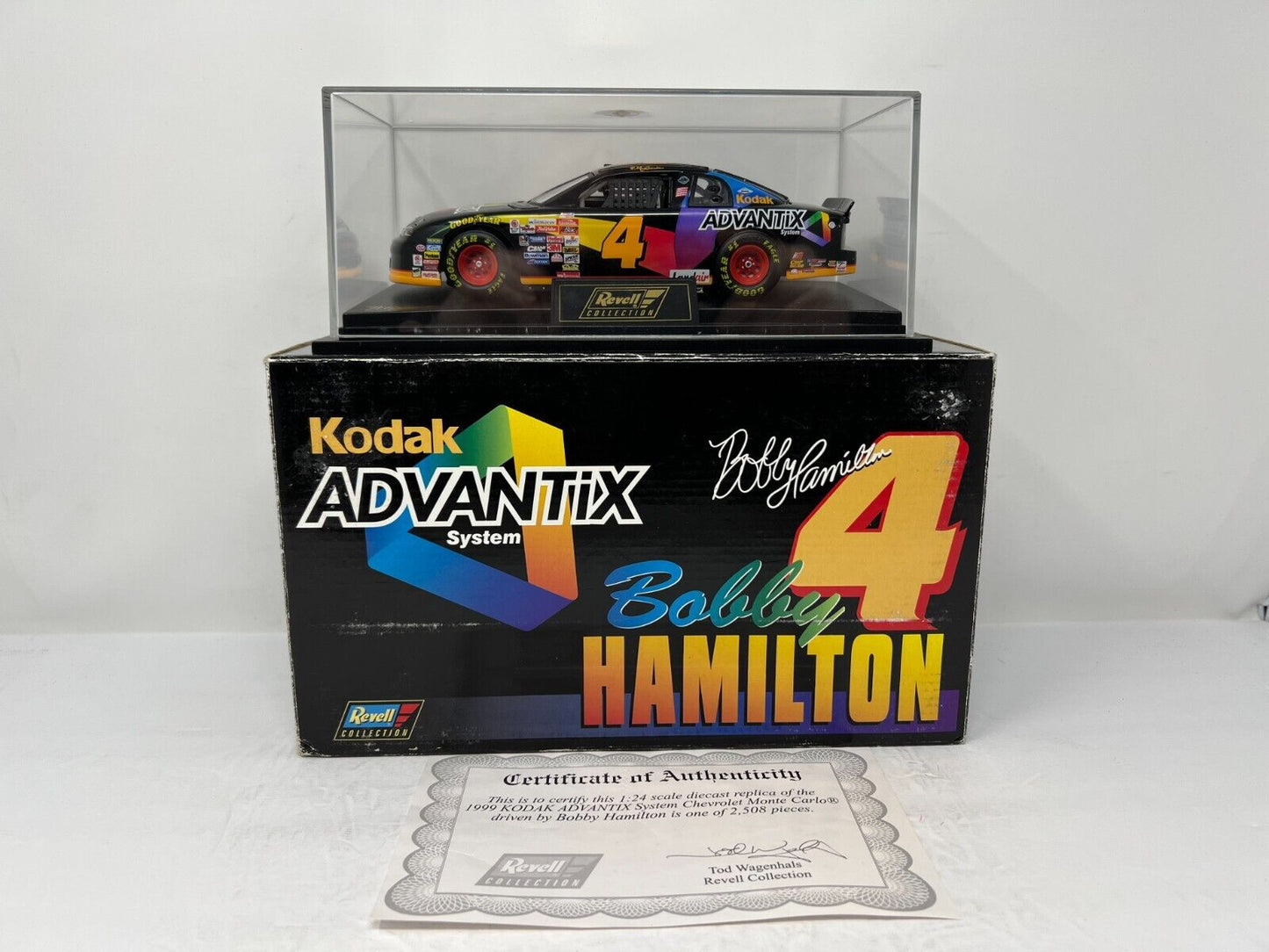 Revell Nascar #4 Bobby Hamilton Kodak Advantix Chevy Monte Carlo 1:24 Diecast