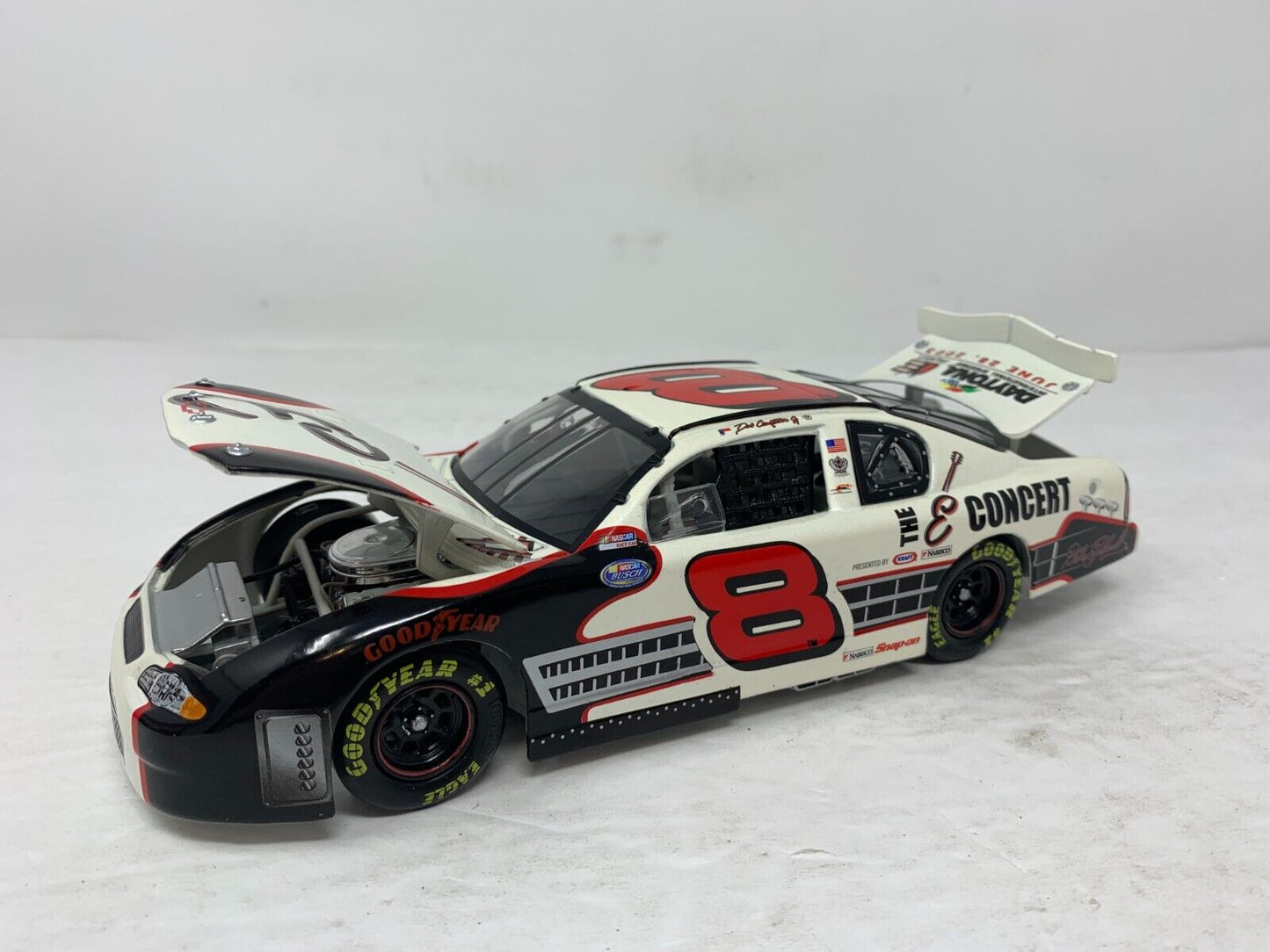 Action Nascar #8 Dale Earnhardt Jr. Tribute Concert Chevy 1:24 Diecast & Figure