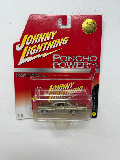 Johnny Lightning Poncho Power 1961 Pontiac Catalina 1:64 Diecast