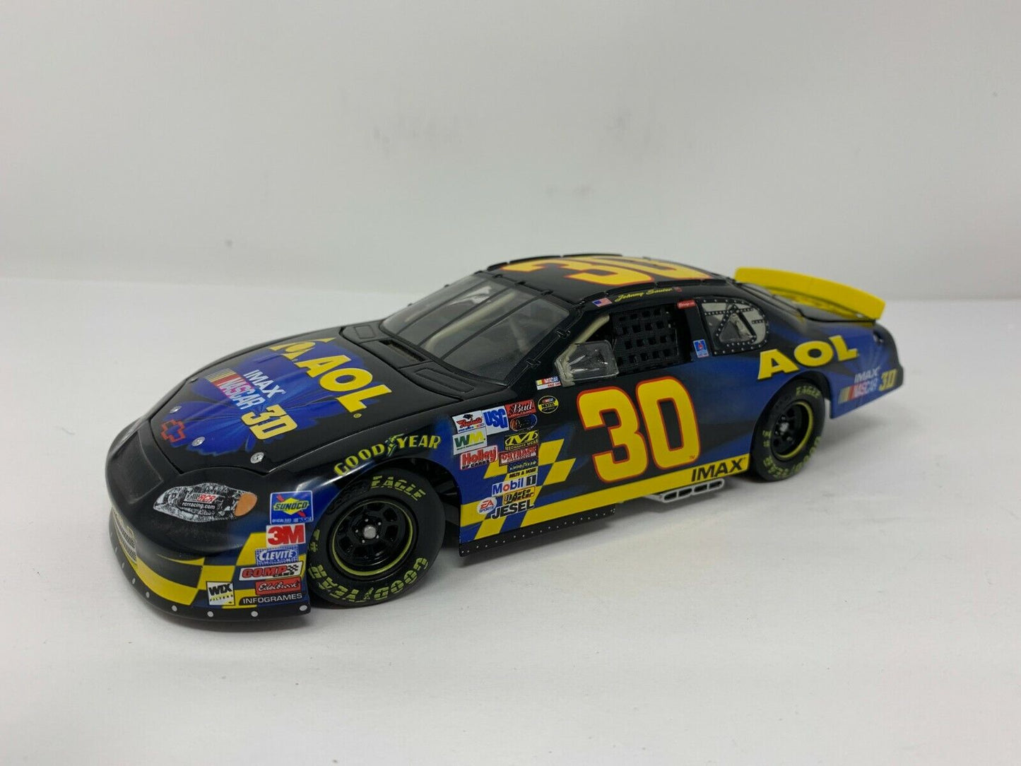 Action Nascar #30 Johnny Sauter AOL IMAX 2004 Chevy Monte Carlo 1:24 Diecast