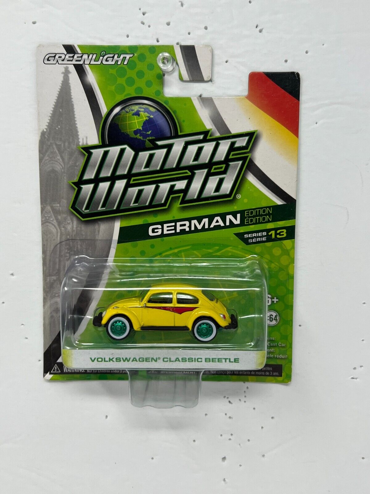 Greenlight Motor World Volkswagen Classic Beetle GREEN MACHINE 1:64 Diecast