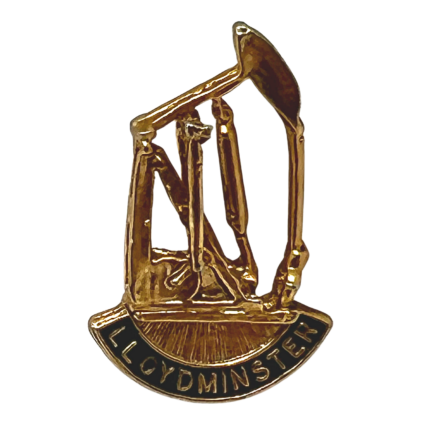 Oil Well Pumpjack Gas & Oil Lapel Pin