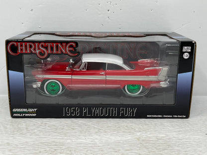 Greenlight Hollywood Christine 1958 Plymouth Fury GREEN MACHINE 1:24 Diecast