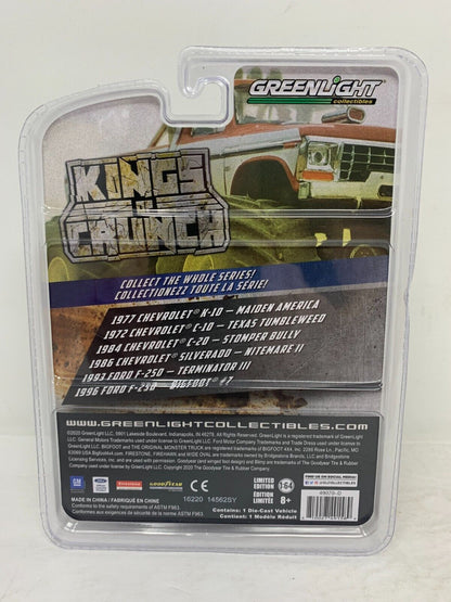 Greenlight Kings of Crunch Series 7 1986 Chevy Silverado Nitemare  1:64 Diecast