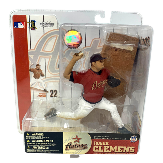 Mcfarlane Series 10 Roger Clemens Houston Astros Orange Jersey Figurine