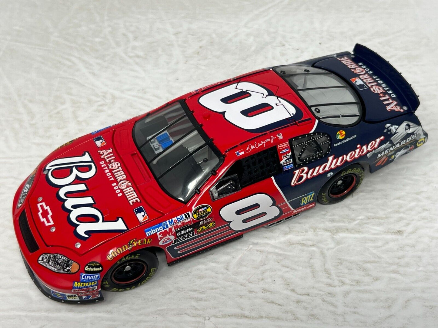 Action Nascar #8 Dale Earnhardt Jr Bud MLB All-Star GM Dealers 2005 1:24 Diecast