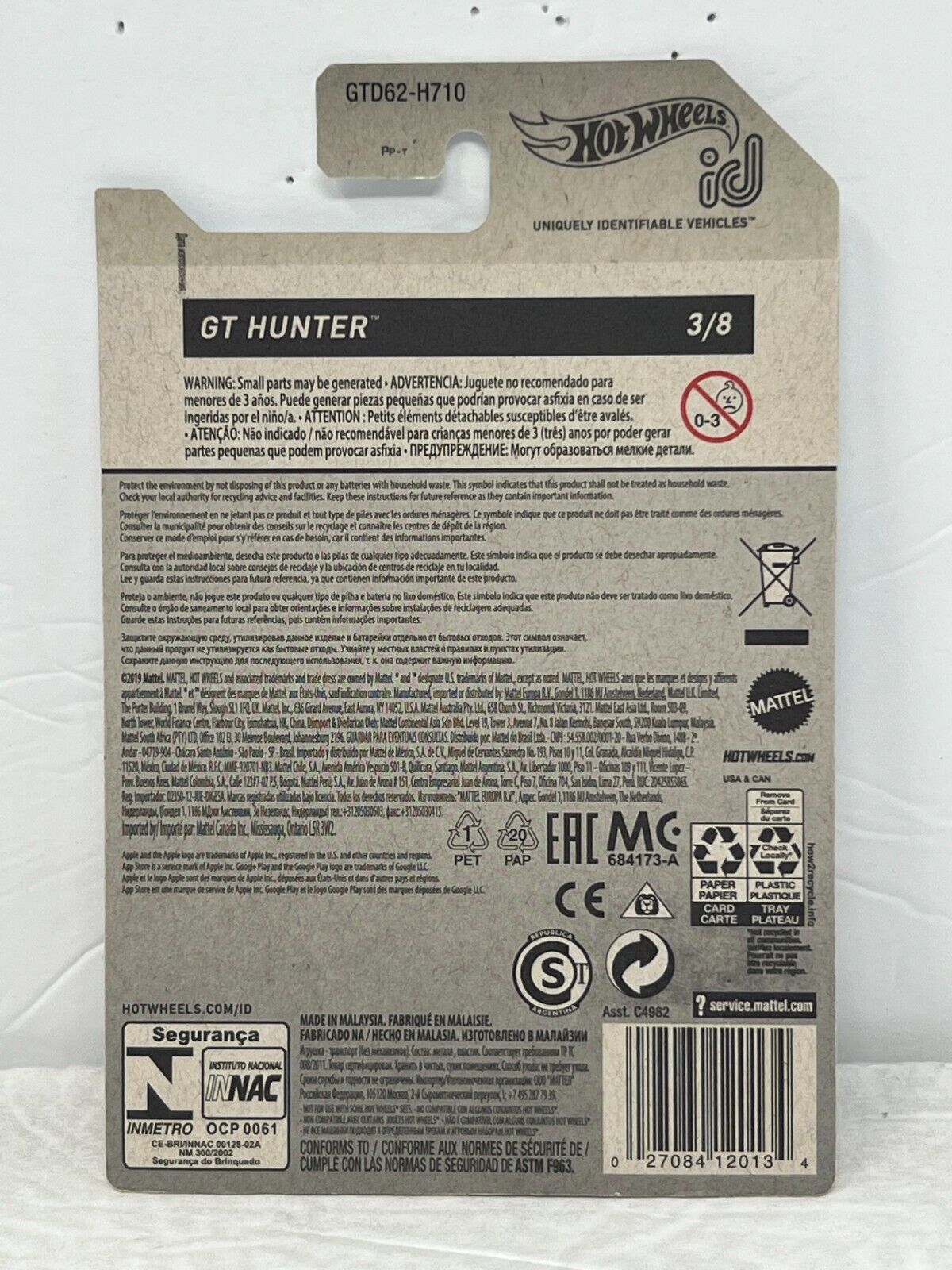 Hot Wheels id GT Hunter 1:64 Diecast