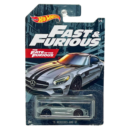Hot Wheels Fast & Furious 2015 Mercedes-AMG GT POP Culture 1:64 Diecast