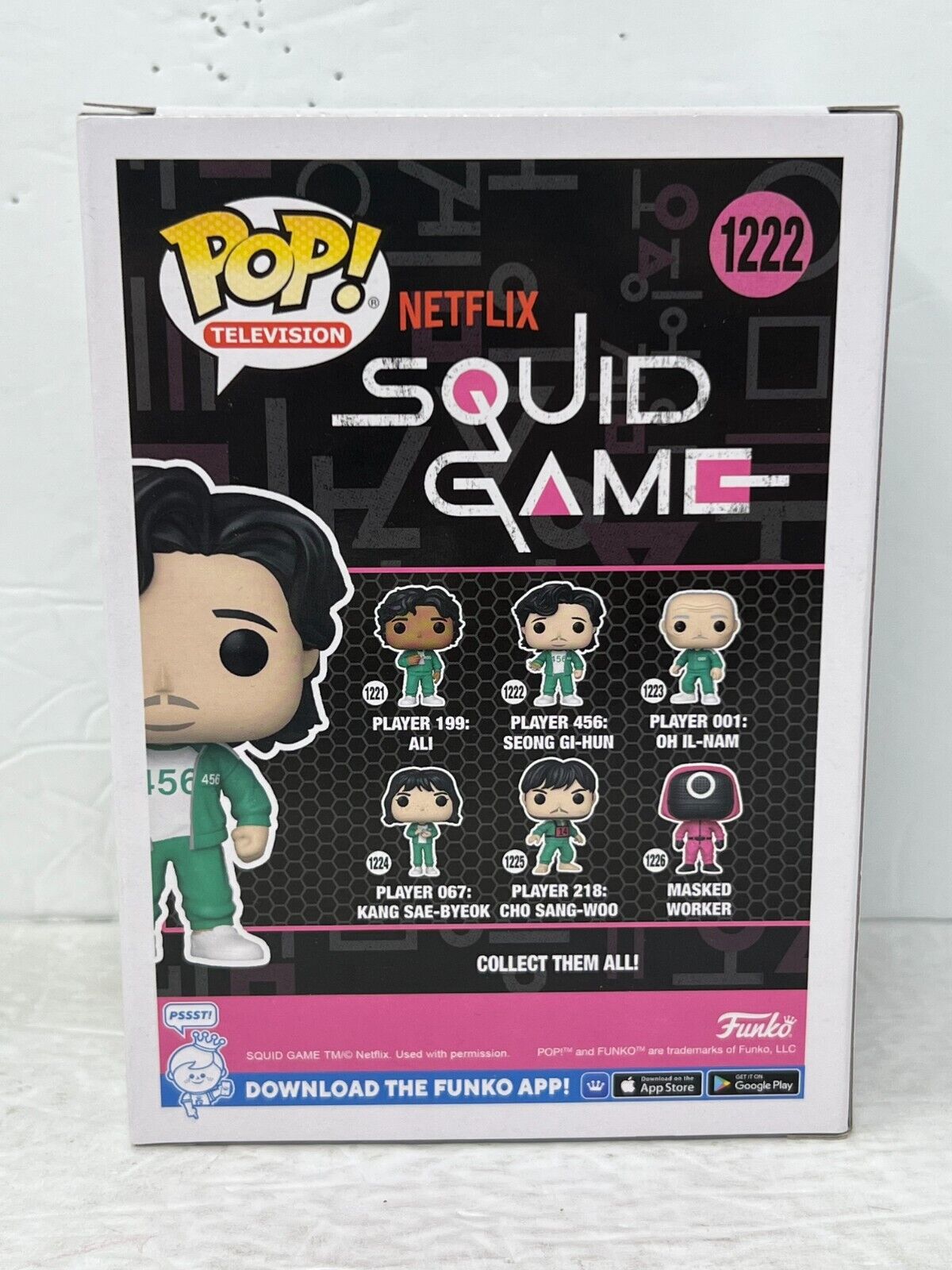 Funko Pop! Television Squid Game #1222 Player 456 Seong Gi-Hun Vinyl Figure