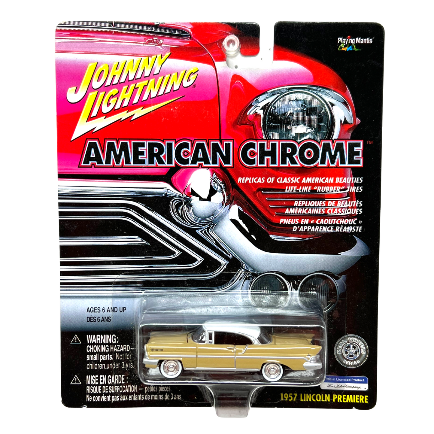 Johnny Lightning American Chrome 1957 Lincoln Premiere 1:64 Diecast