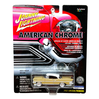 Johnny Lightning American Chrome 1957 Lincoln Premiere 1:64 Diecast