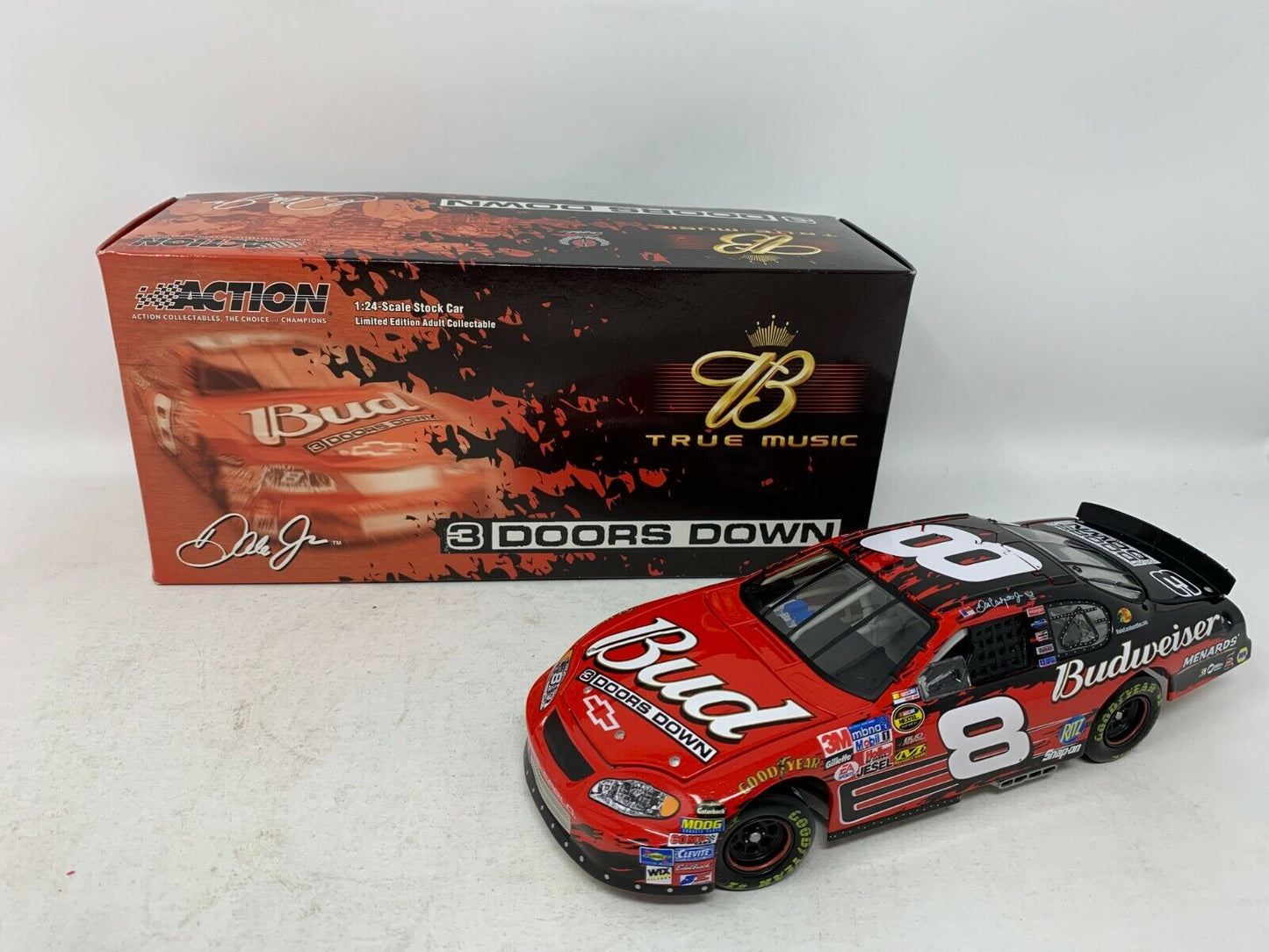 Action Nascar #8 Dale Earnhardt Jr. Budweiser Chevy 3 Doors Down 1:24 Diecast