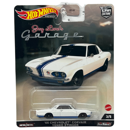 Hot Wheels Premium Jay Leno's Garage 66 Chevy Corvair Yenko Stinger 1:64 Diecast