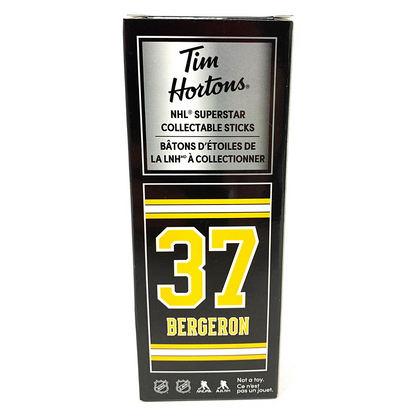 Patrice Bergeron Tim Hortons NHL Superstars Collectible Mini Hockey Stick