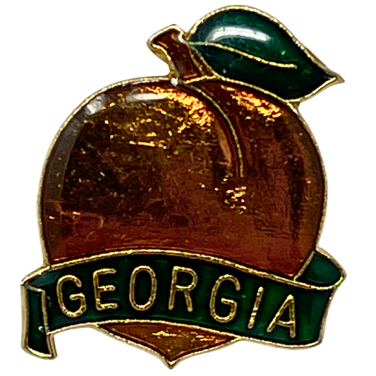 Georgia Peach State Souvenir Cities & States Lapel Pin P1