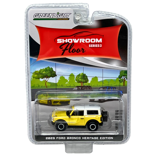 Greenlight Showroom Floor 2023 Ford Bronco Heritage Edition 1:64 Diecast