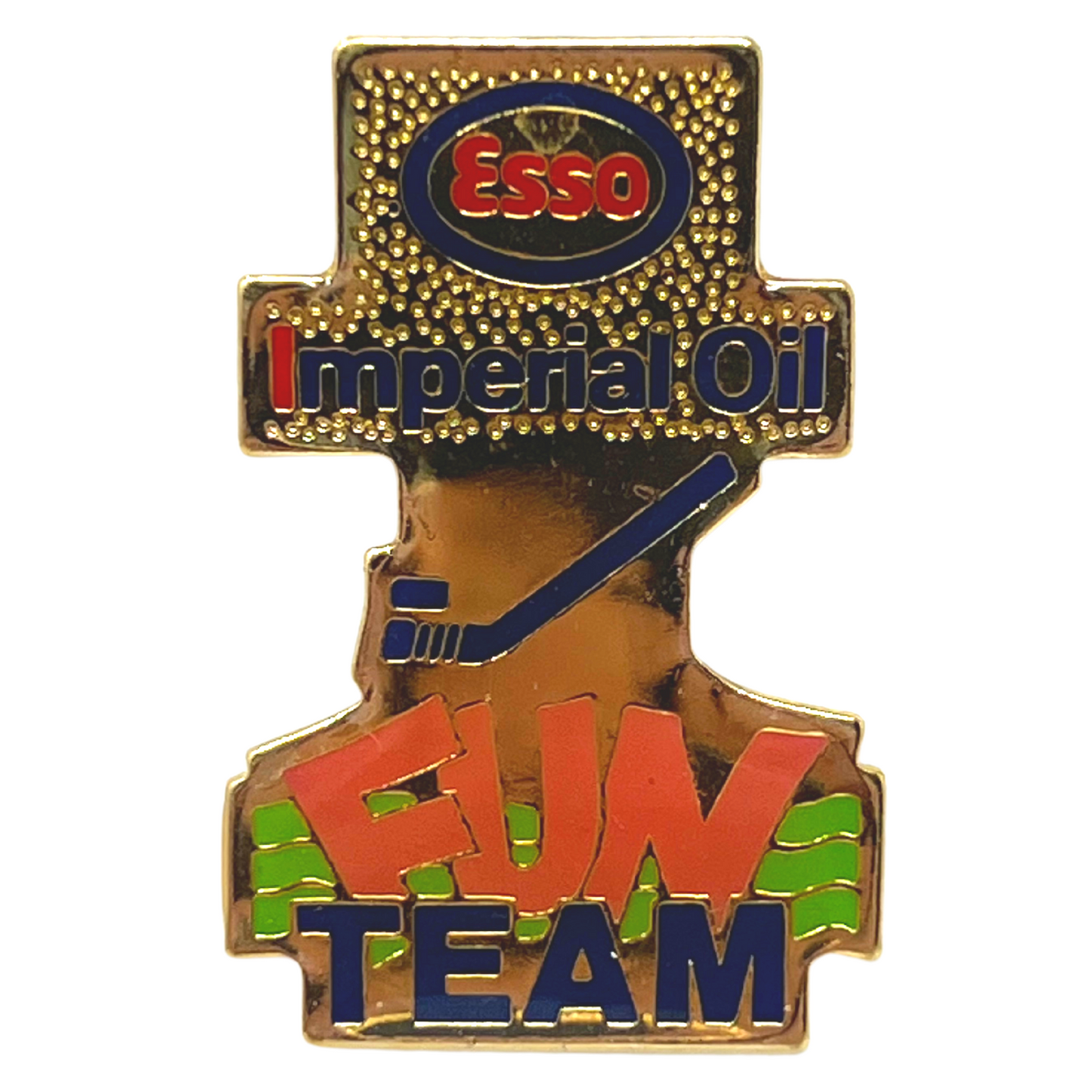 Esso Imperial Oil Fun Team Gas & Oil Lapel Pin