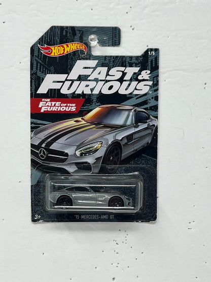 Hot Wheels Fast & Furious 2015 Mercedes-AMG GT POP Culture 1:64 Diecast