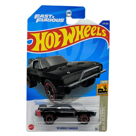 Hot Wheels Baja Blazers Fast and Furious '70 Dodge Charger 1:64 Diecast