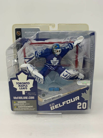 Mcfarlane NHL Ed Belfour Toronto Maple Leafs Chase Blue Jersey Series 8 Figure