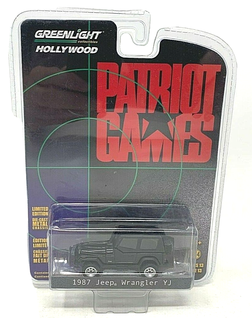 Greenlight Hollywood Patriot Games 1987 Jeep Wrangler YJ 1:64 Diecast