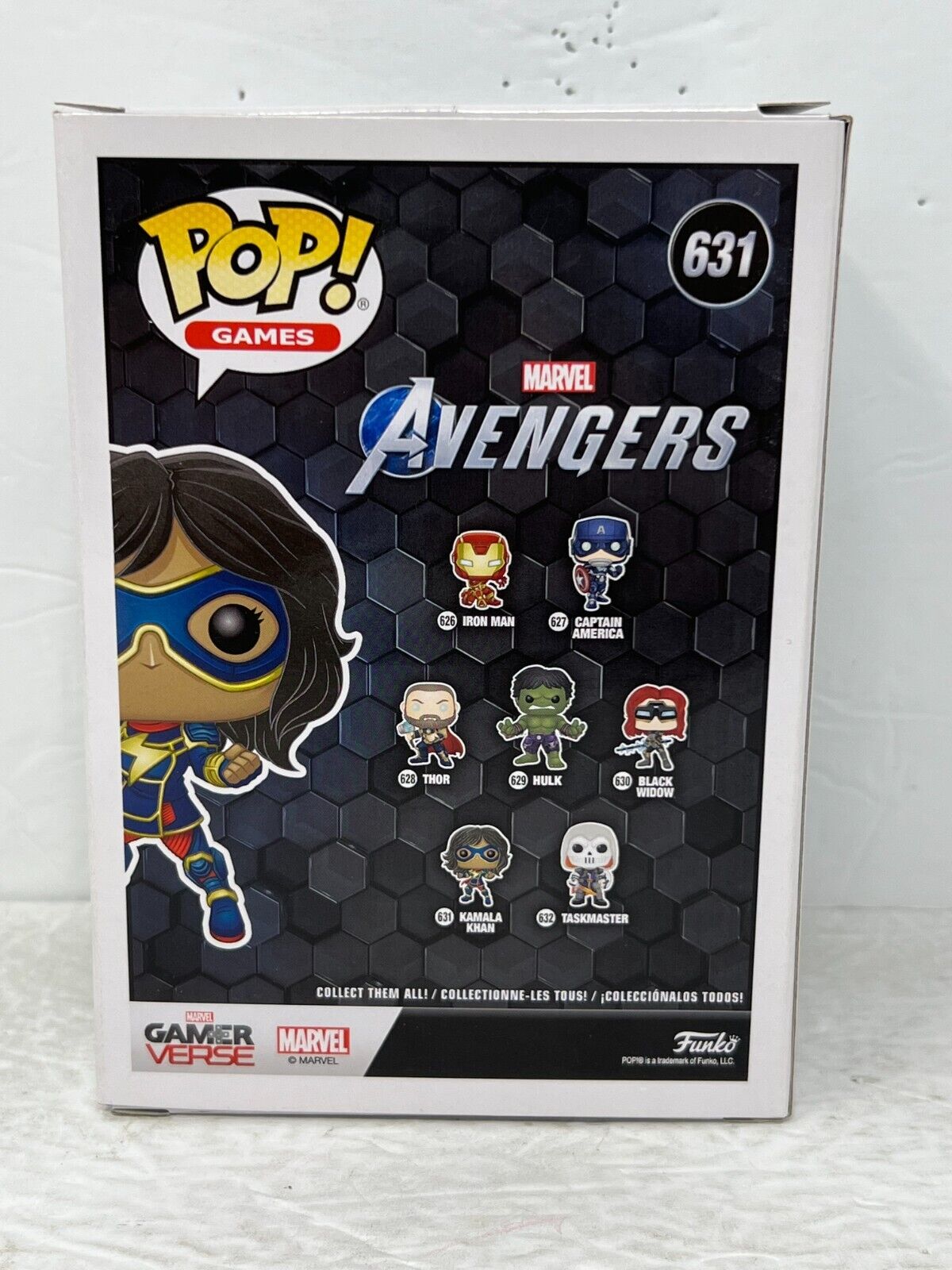 Funko Pop! Games Marvel Avengers Gamerverse #631 Kamala Khan Bobble-Head Vaulted