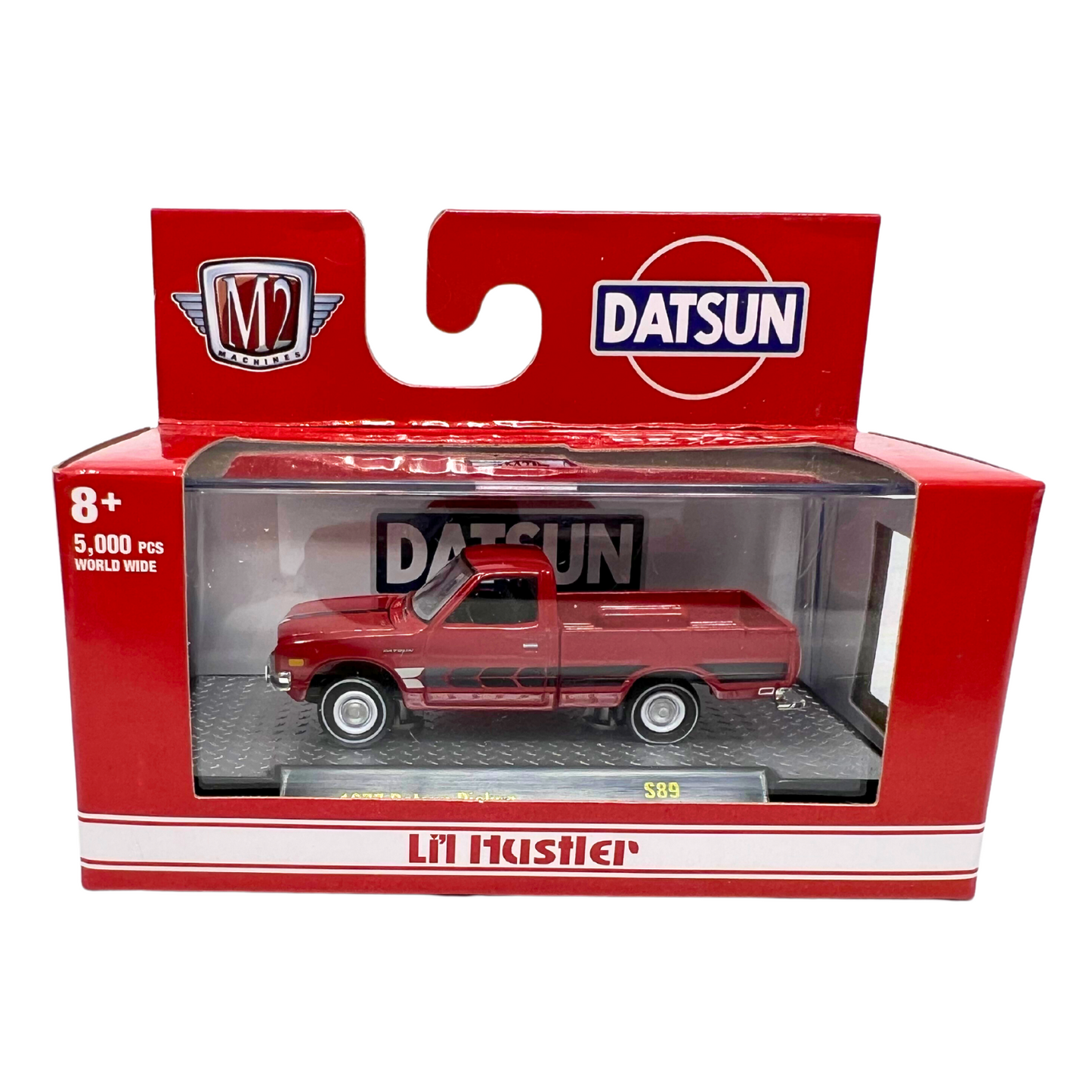 M2 Machines Li'l Hustler 1977 Datsun Pickup S89 1:64 Diecast