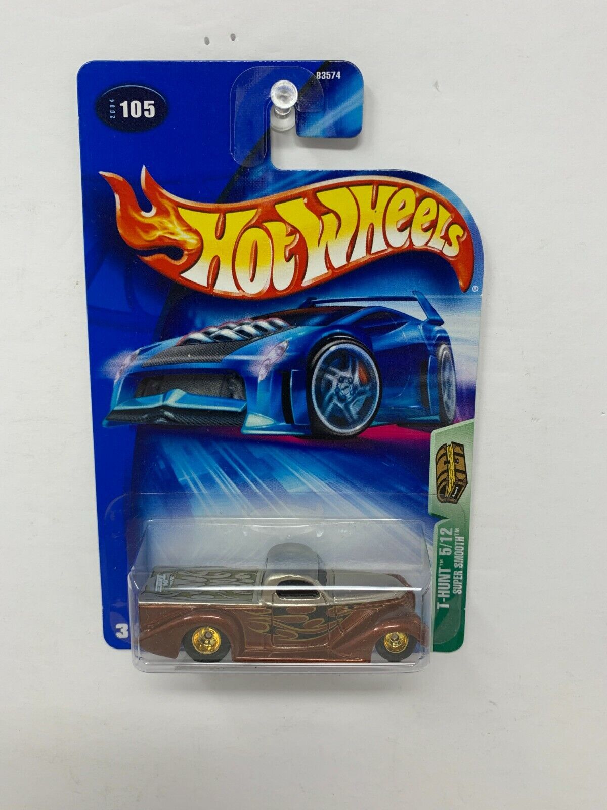 Hot Wheels T-Hunt Super Smooth Real Riders 1:64 Diecast