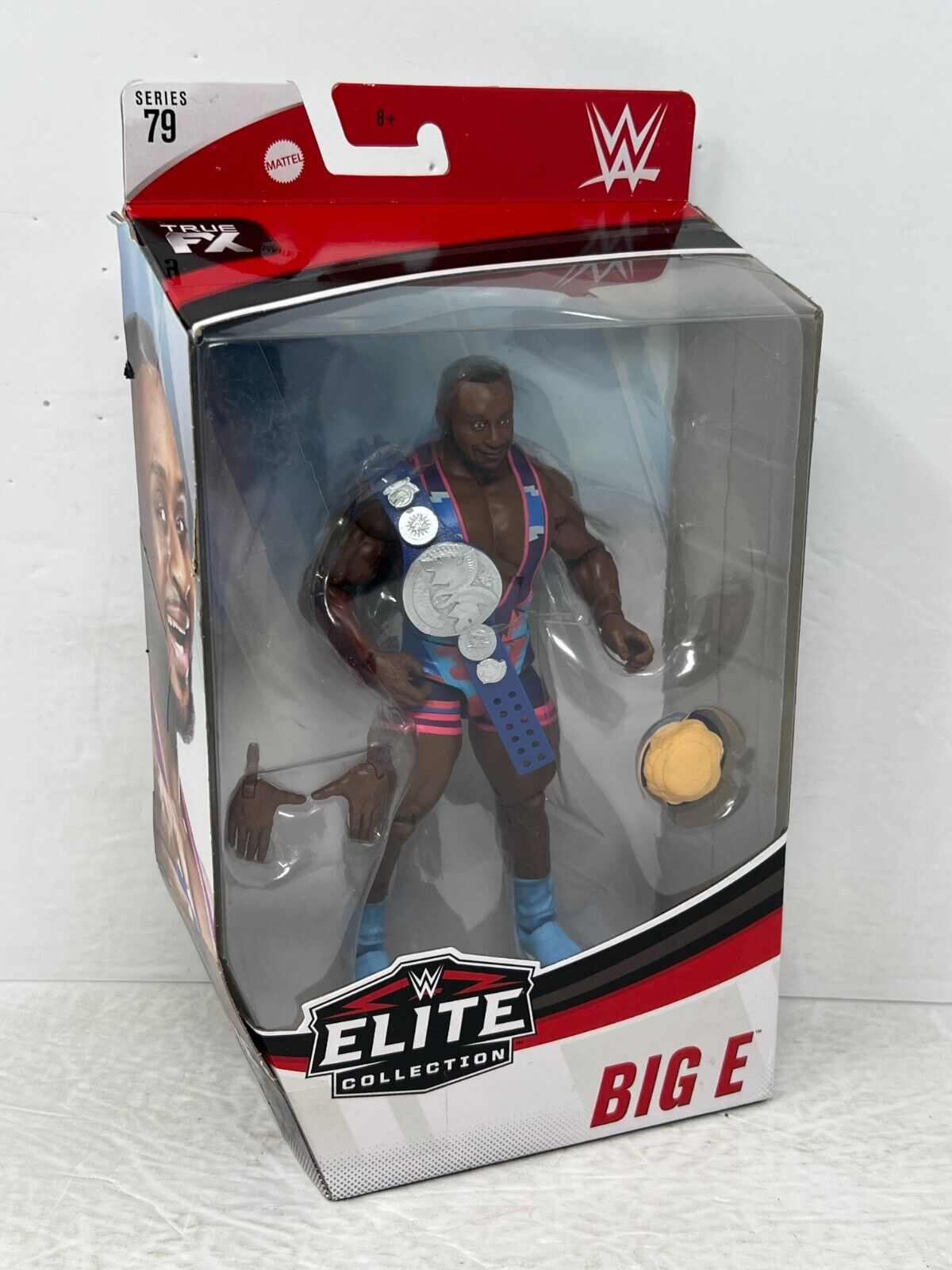 WWE Elite Collection Series 79 Big E Wrestling Action Figure with Tag Team Belt