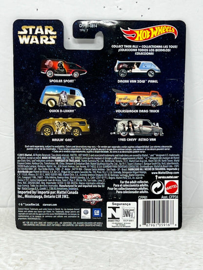 Hot Wheels Star Wars 1985 Chevy Astro Van Real Riders 1:64 Diecast