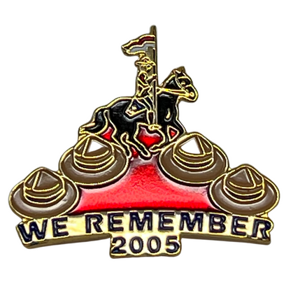 RCMP We Remember 2005 Fallen Four Mayerthorpe Emergency Services Lapel Pin