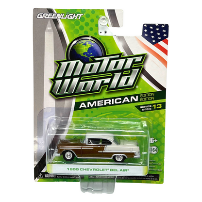 Greenlight Motor World American 1955 Chevrolet Bel Air 1:64 Diecast