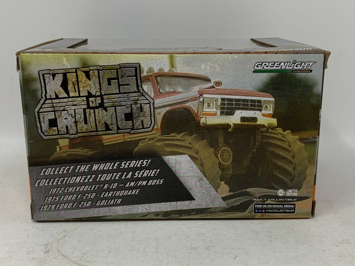 Greenlight Kings of Crunch 1972 Chevrolet K-10 AM PM Boss 1:43 Diecast