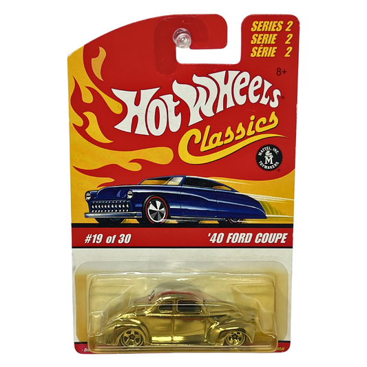 Hot Wheels Classics Series 2 '40 Ford Coupe 1:64 Diecast Gold